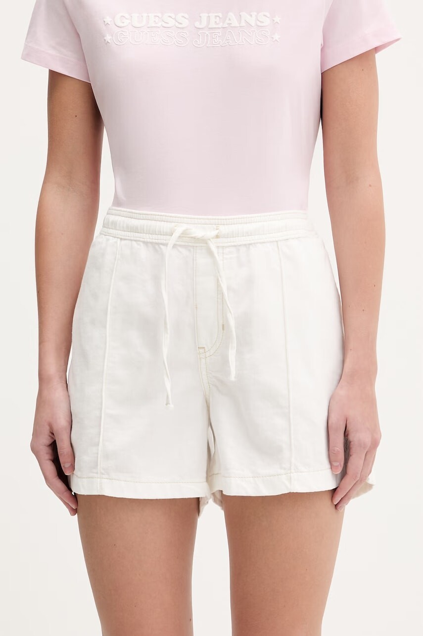 Guess Jeans šortky dámske bavlnené