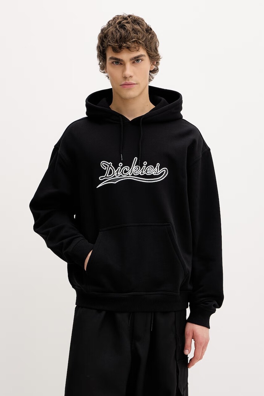 Dickies mikina s kapucňou pánska bavlnená