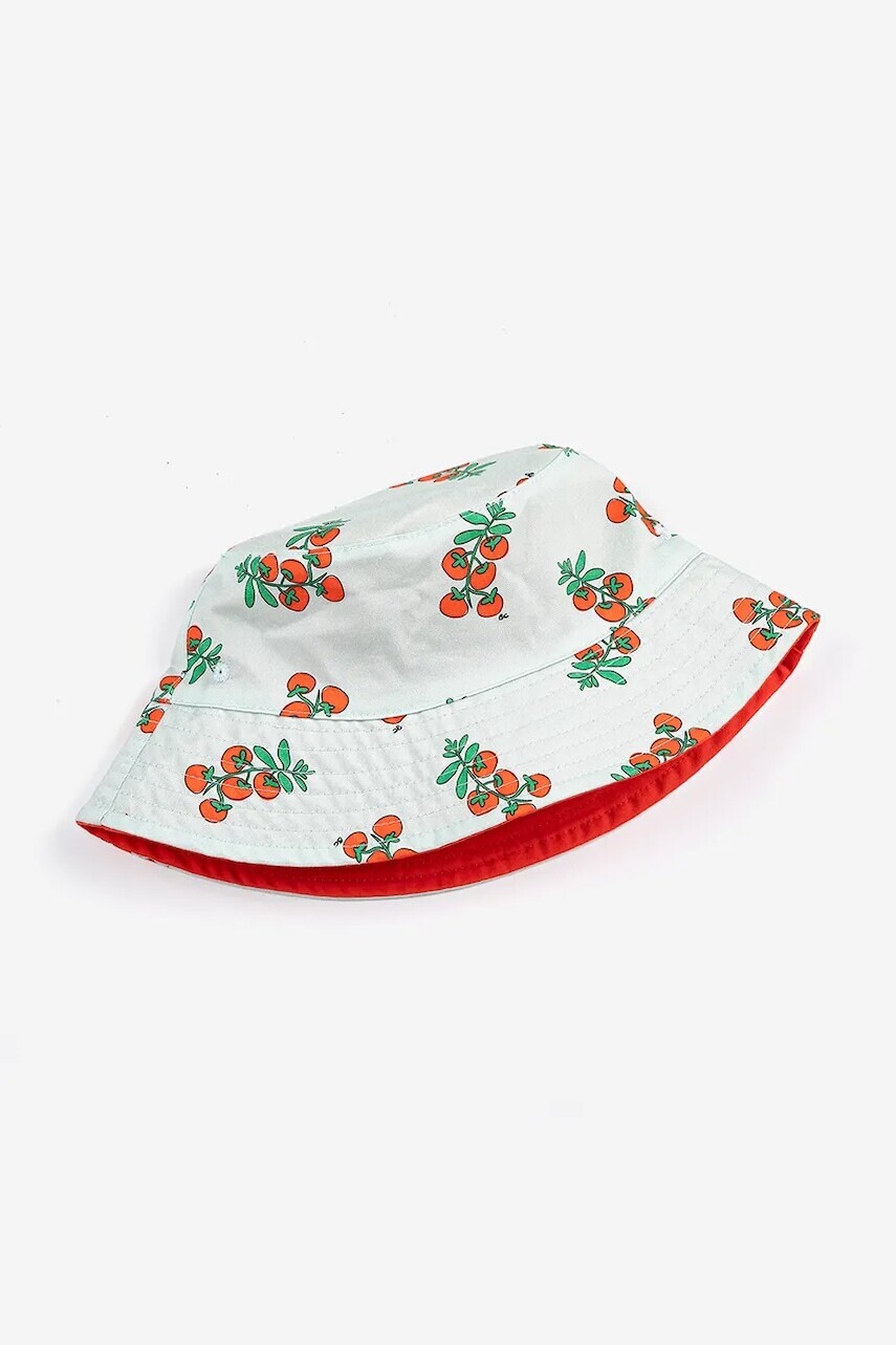 Bavlnená obojstranná detská čiapka Bobo Choses Juicy Tomatoes