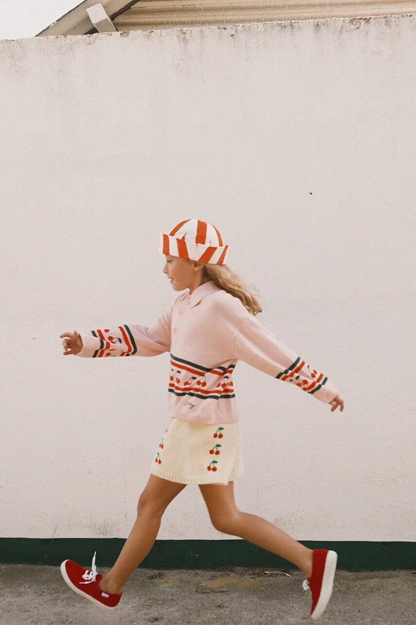 Detský bavlnený sveter Tinycottons CHERRIES SWEATER