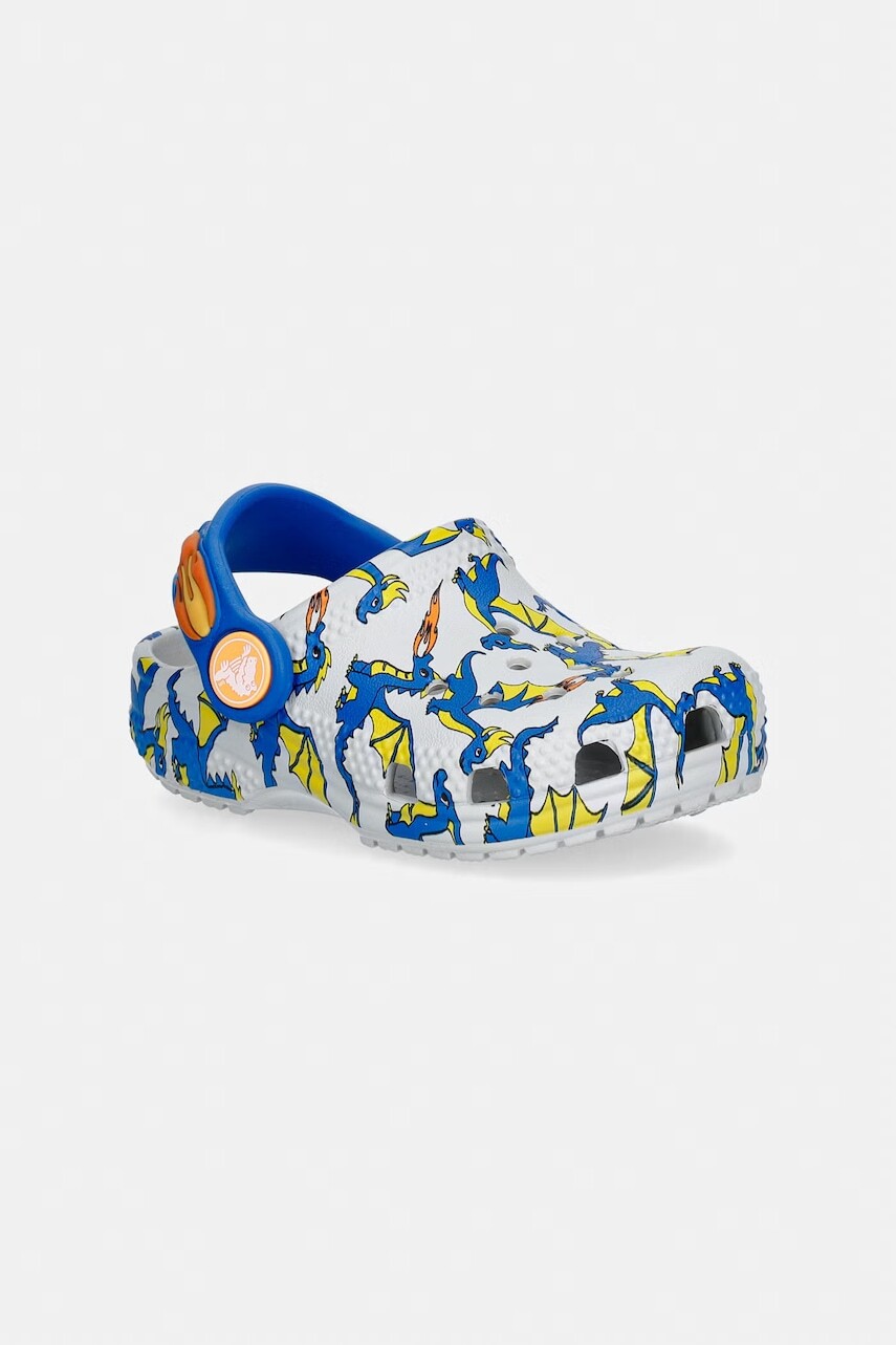 Detské šľapky Crocs CLASSIC DRAGON GRAPHIC CLOG T