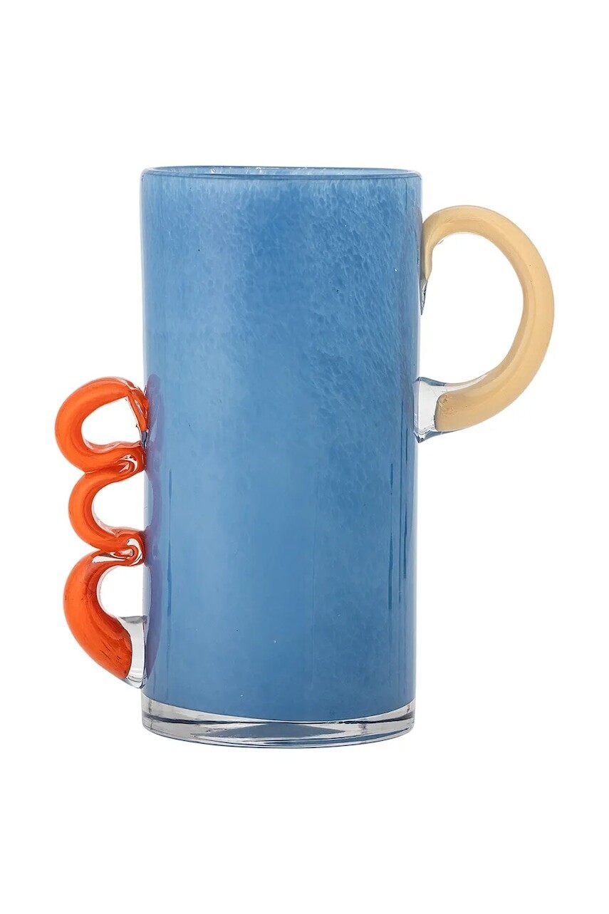 Bloomingville váza dekoratívna z farebného skla 20 x 25 x 12,5 cm