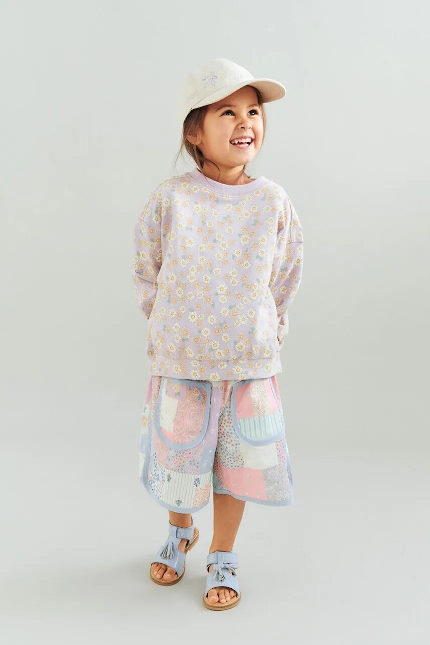 Detské bavlnené šortky Wheat