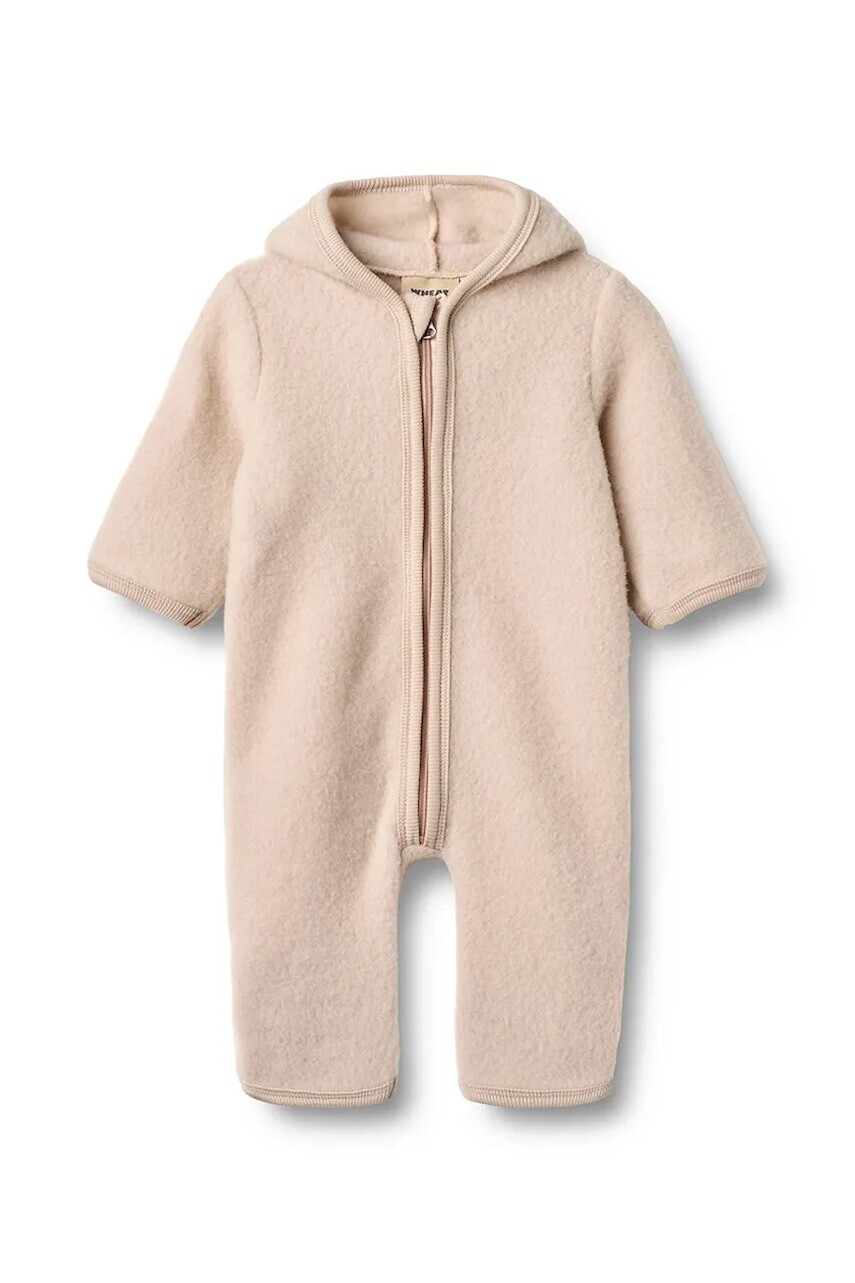 Detský overal z merino vlny Wheat