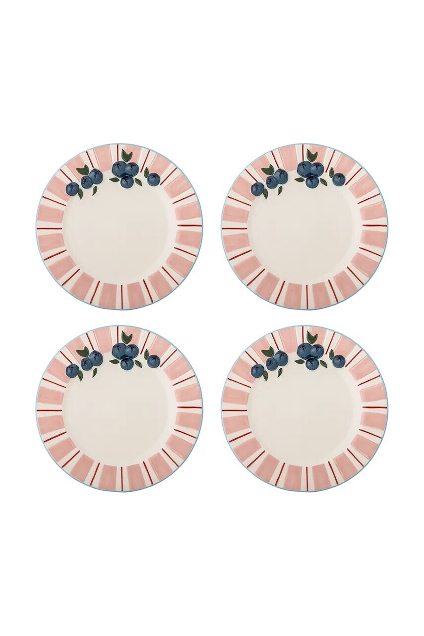 Sada dezertných tanierov Bloomingville Carry 20,5 cm 4-pak