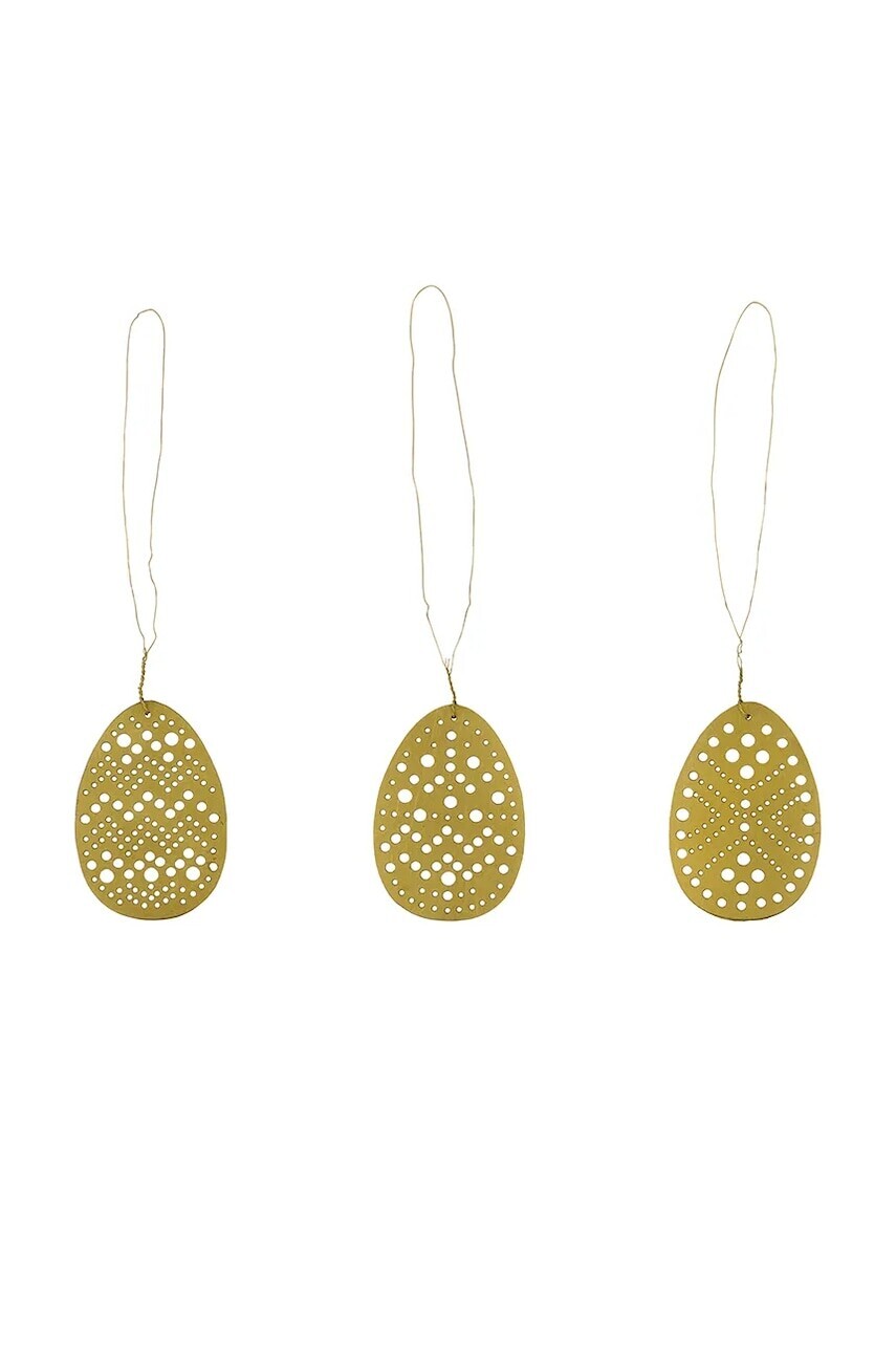 Sada vianočných ozdôb House Doctor HDCut 3 x 4,5 cm 3-pak