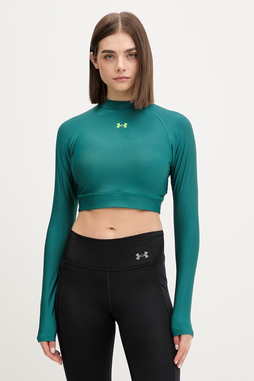 Tréningové tričko s dlhým rukávom Under Armour HeatGear Crop