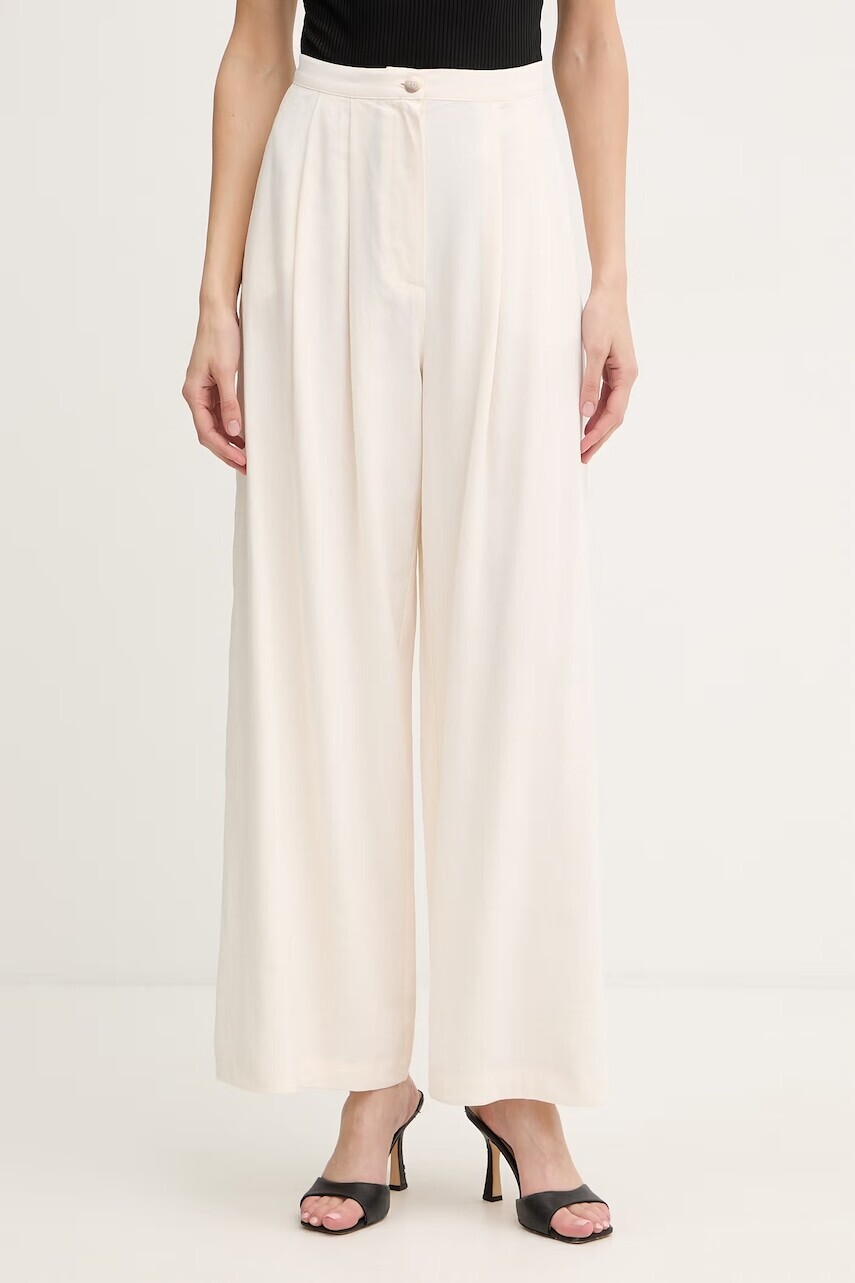 Nohavice s prímesou ľanu Marella MLMALAMARONOFOU