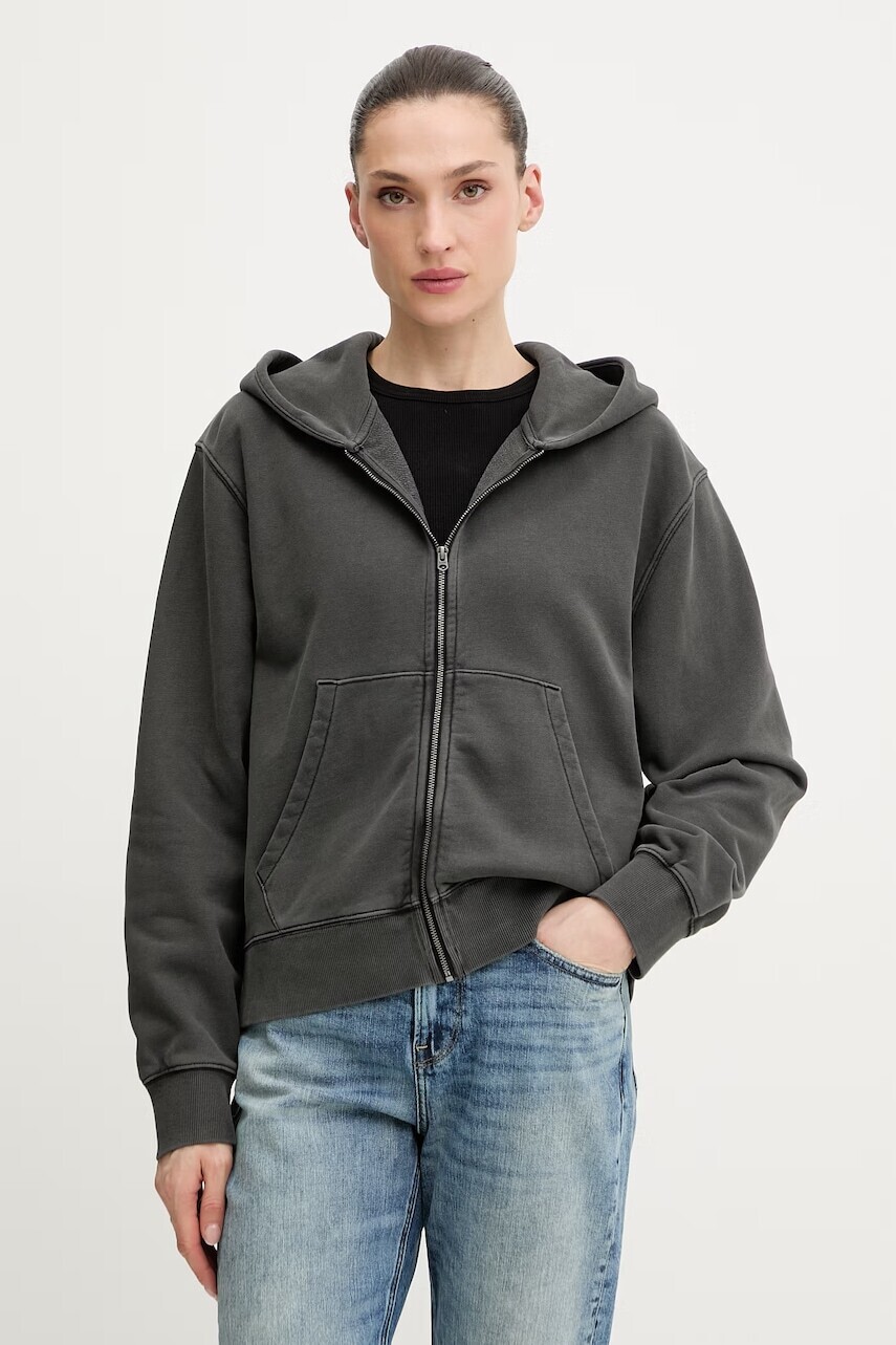 Bavlnená mikina G-Star Washed hdd zip relaxed