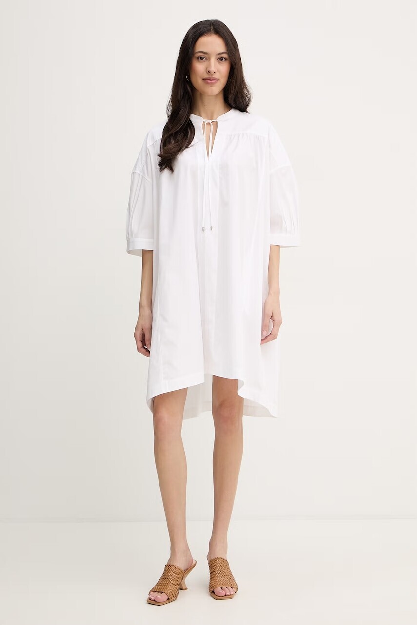 Bavlnené šaty BOSS Dollana