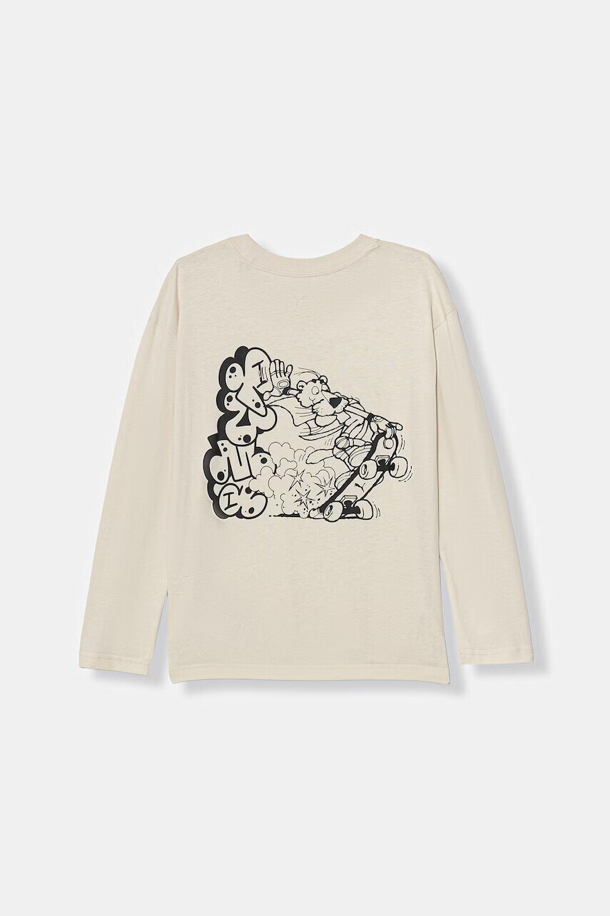 Detská bavlnená košeľa s dlhým rukávom Puma MID90s