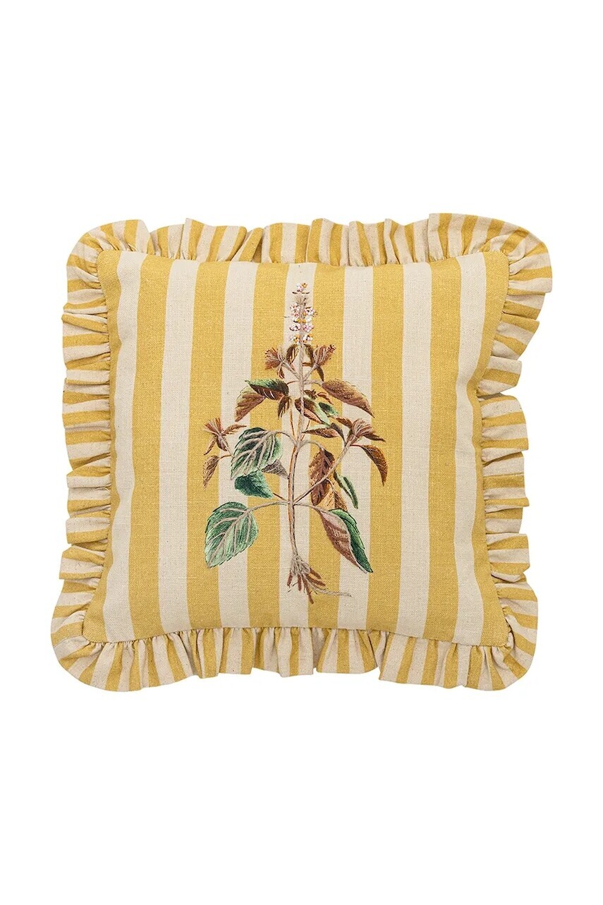 Bavlnený dekoratívny vankúš Bloomingville Camila 35 x 35 cm