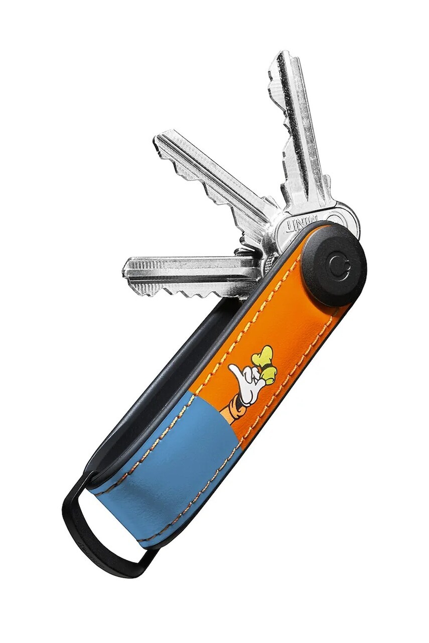 Kožená kľúčenka Orbitkey Hybrid x Disney™ 8,6 x 2,2 cm