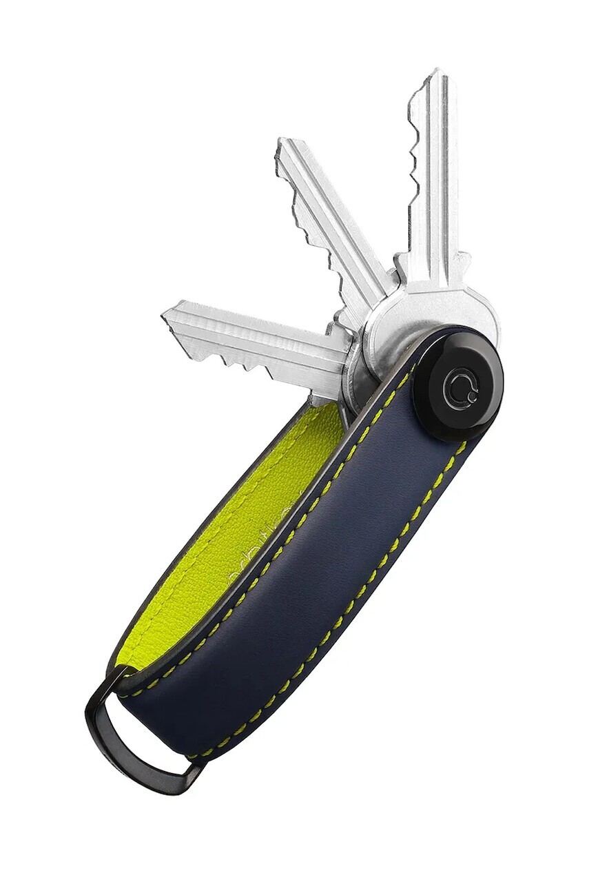 Kožená kľúčenka Orbitkey Matte Leather 8,6 x 2,2 cm