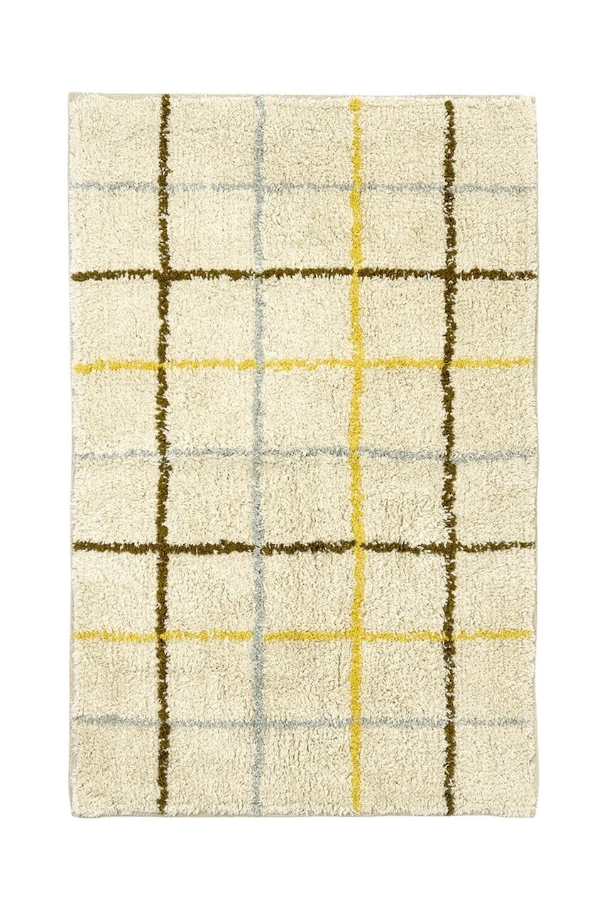 Bavlnený kúpeľňový koberec Madam Stoltz 60 x 90 cm