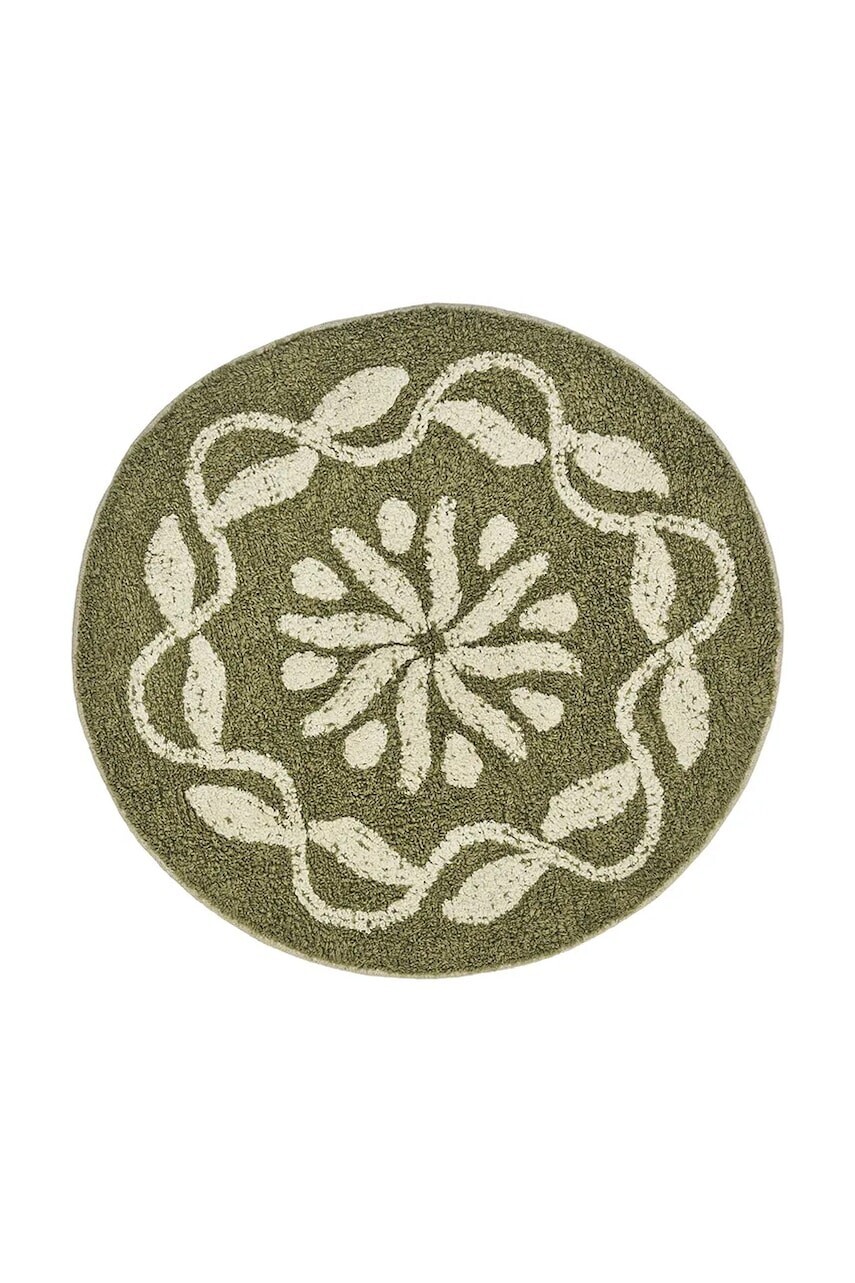 Bavlnený kúpeľňový koberec Madam Stoltz 60 cm