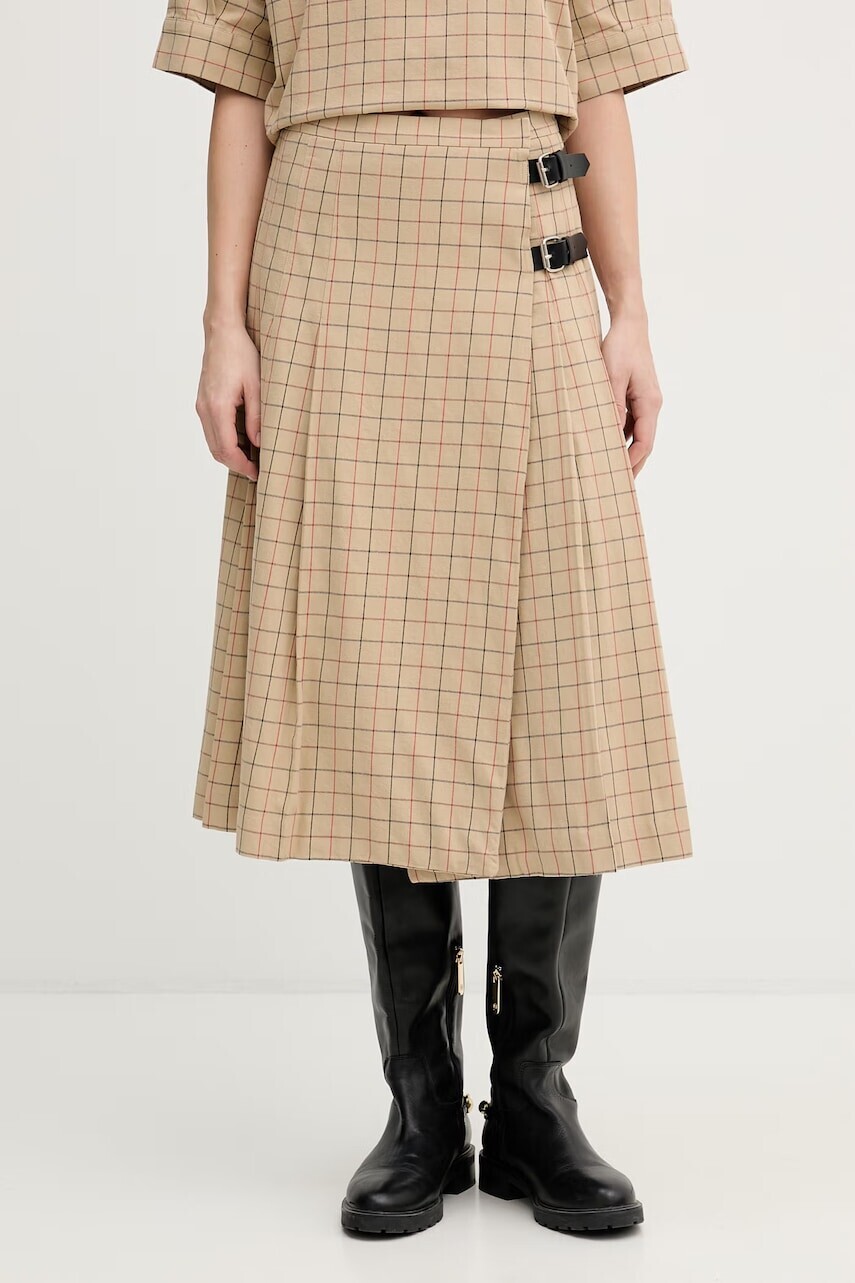 Bavlnená sukňa Barbour Hollington