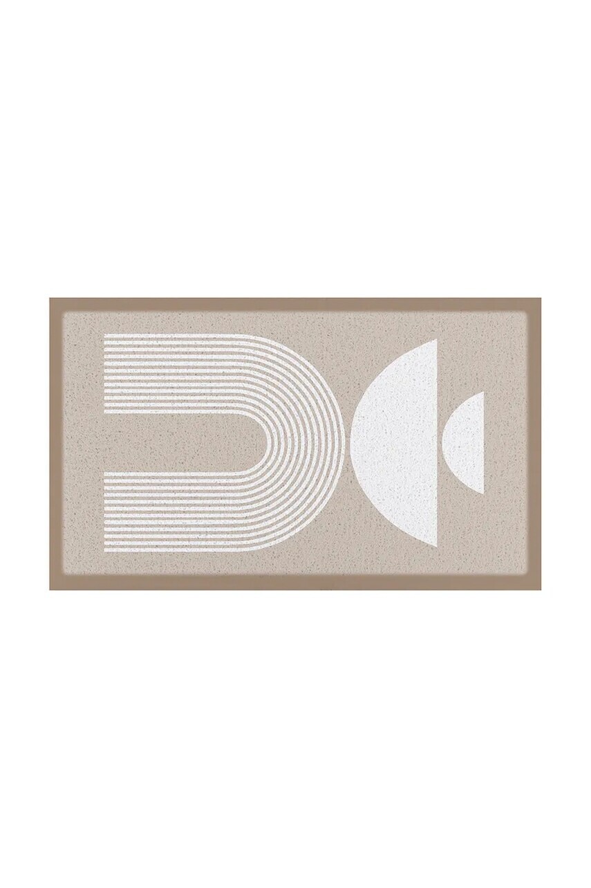 Rohožka Artsy Doormats Beige Half Moon 70 x 40 cm