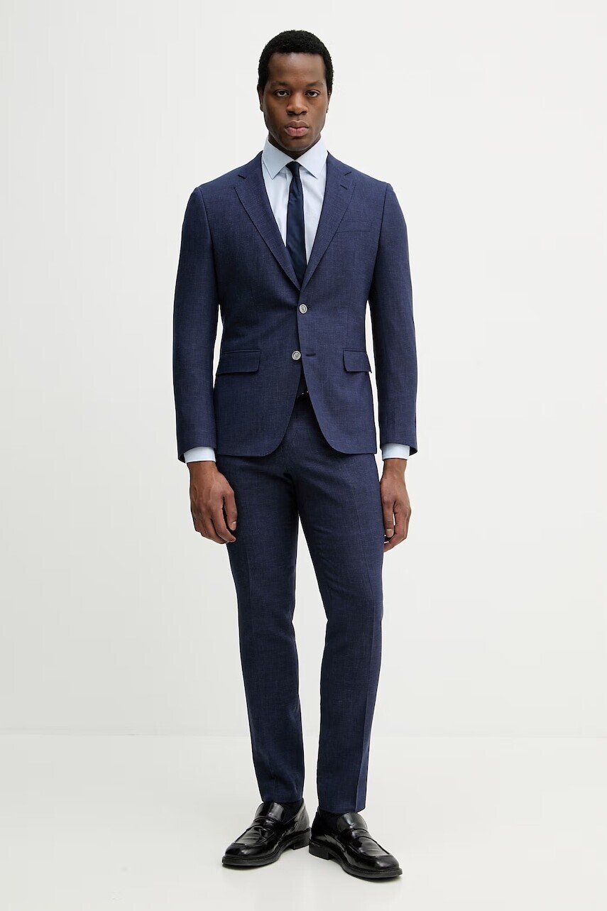 Oblek s prímesou vlny BOSS Huge 2-pak