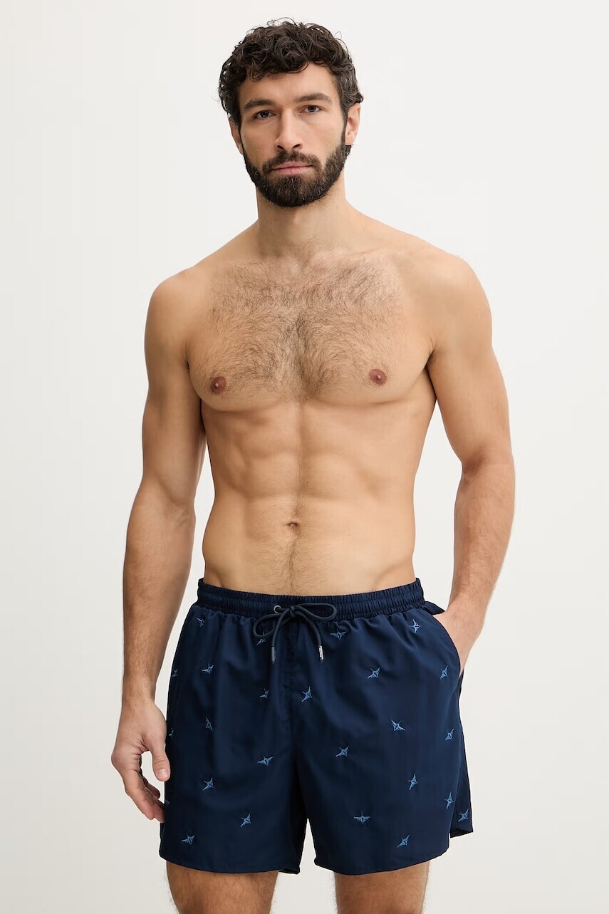 Aeronautica Militare Plavkové šortky pánske