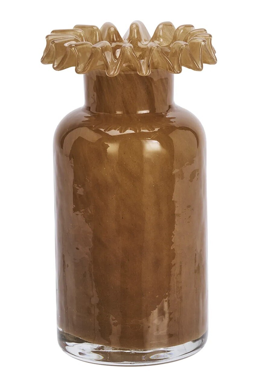 Madam Stoltz váza dekoratívna z farebného skla 12 x 19 cm