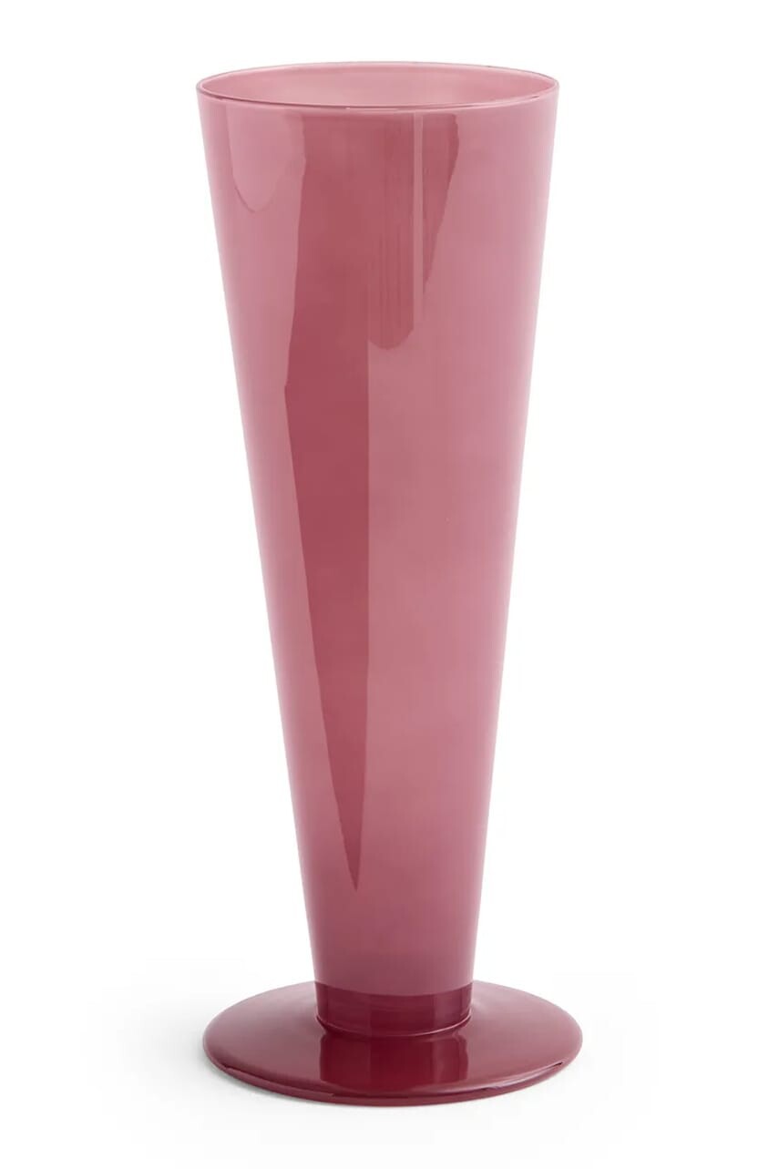 HAY váza dekoratívna z farebného skla 23 x 8,3 x 8,3 cm