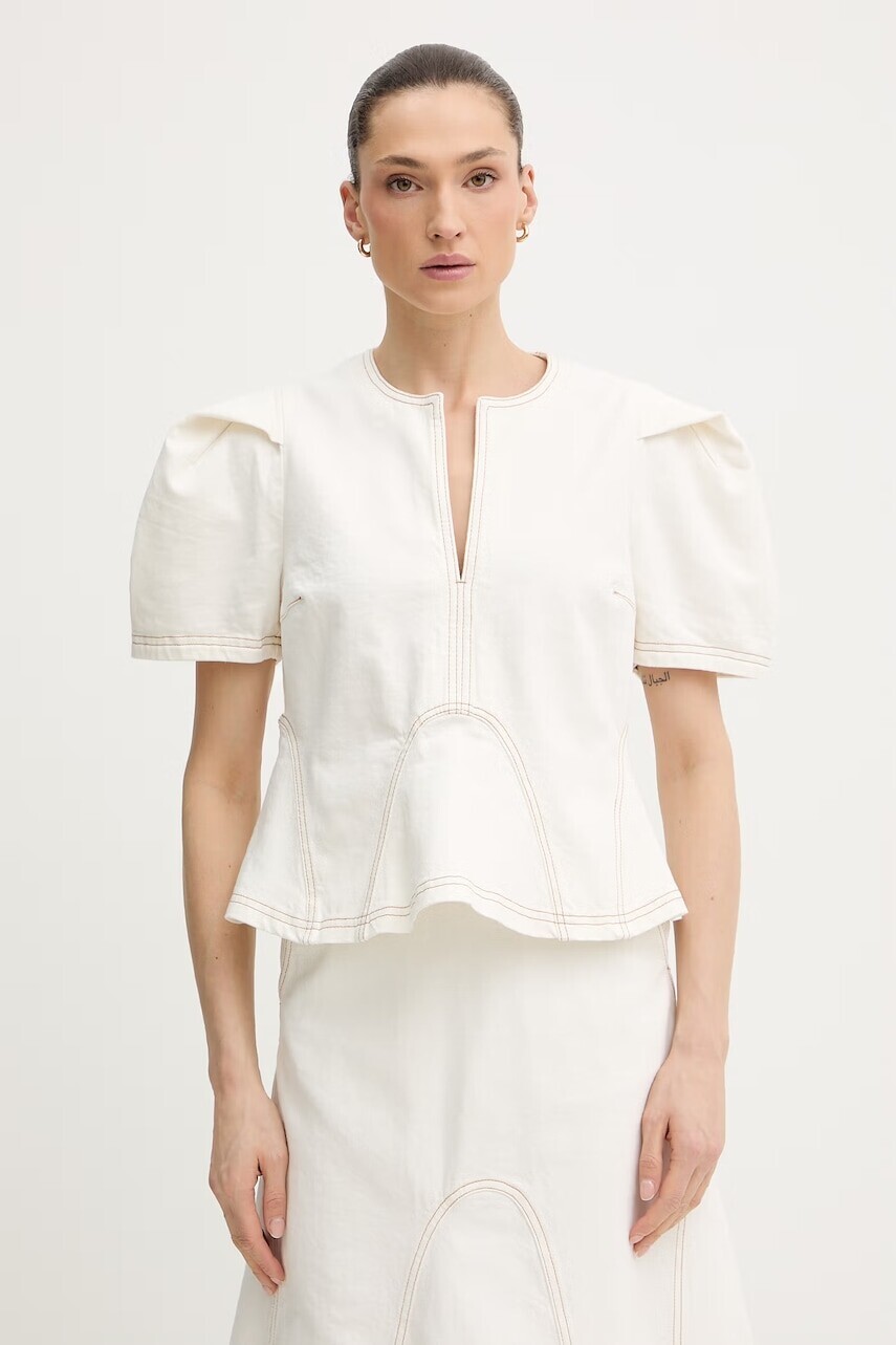 MUNTHE dámska bavlnená blúzka BAYNOR