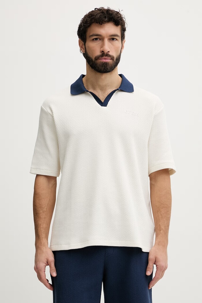 Guess pánske bavlnené polo tričko JHONNY