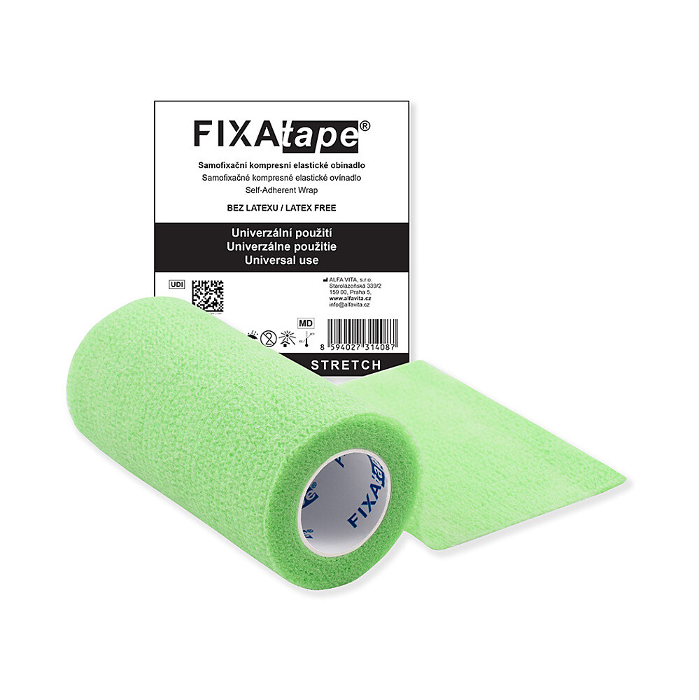 FIXATAPE Stretch samofixačné ovínadlo 10 cm x 450 cm zelené 1 kus
