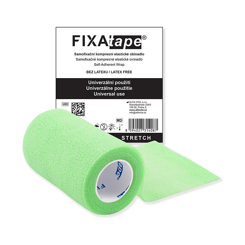 FIXATAPE Stretch samofixačné ovínadlo 7,5 cm x 450 cm zelené 1 kus
