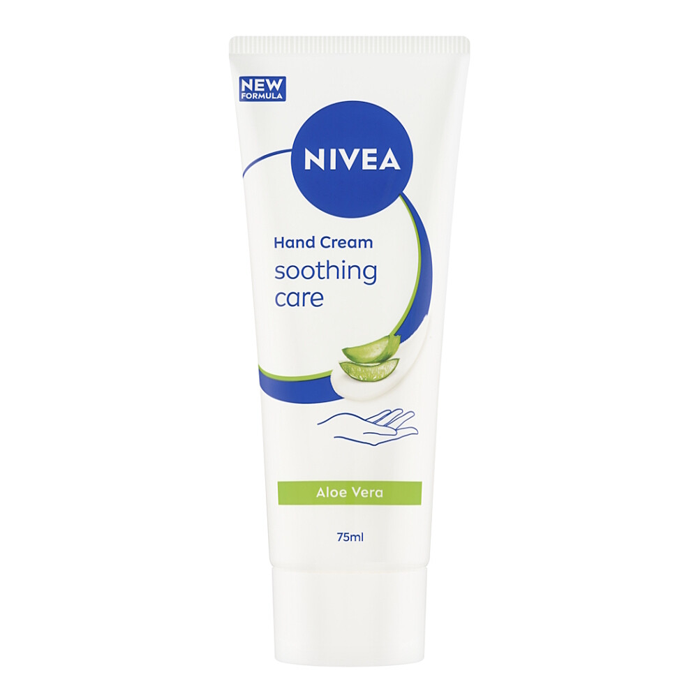 NIVEA Soothing care upokojujúci krém na ruky s aloe vera 75 ml