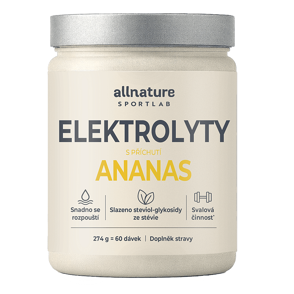 Allnature Sportlab Elektrolyty ananas 274 g