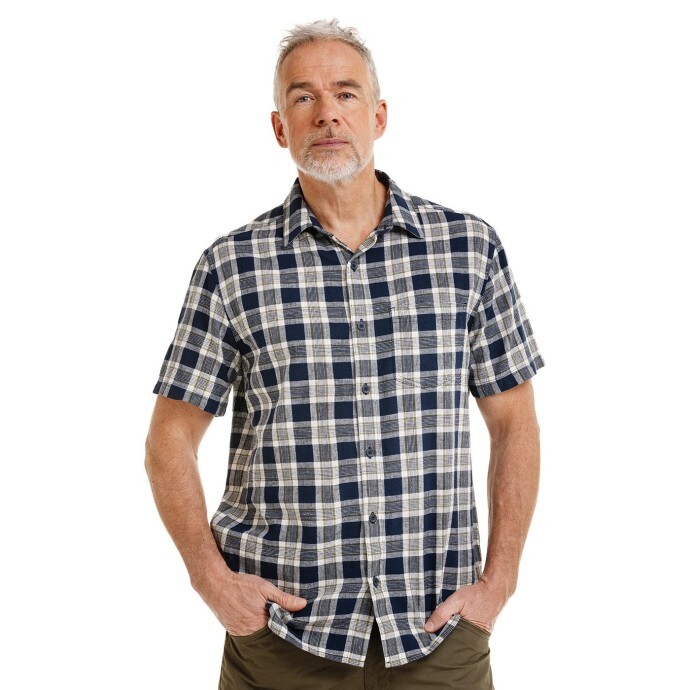 Bushman Pánska košeľa Kwame, tmavomodrá M