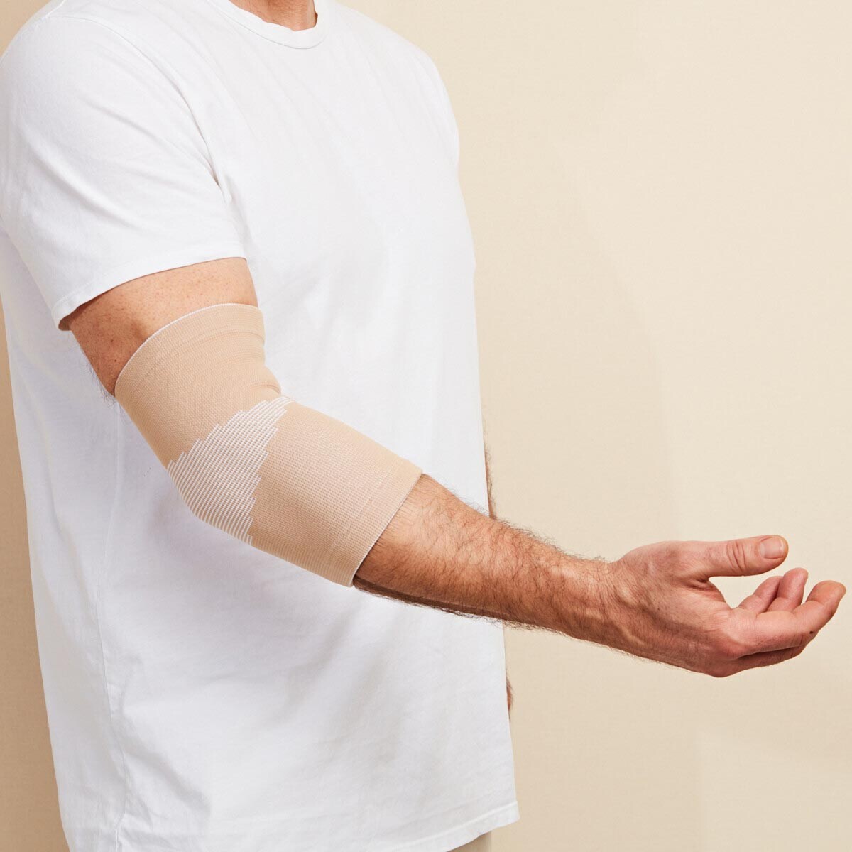 Bandáž na lakeť, béžová VIVADIA veľkosť 2,5 mm S