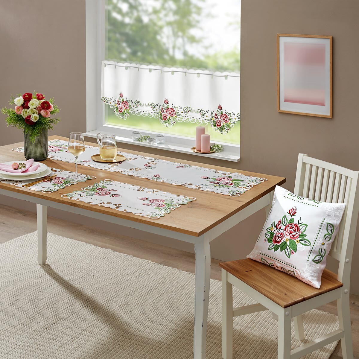 Textilná súprava Rose, 4 kusy