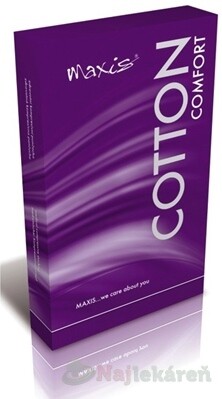 MAXIS COMFORT COTTON stehenné pančuchy veľ.3+ krátke bronz 1 pár