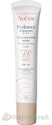 Avene HYDRANCE BB Ľahký tónovaný hydratačný krém SPF 30 40 ml