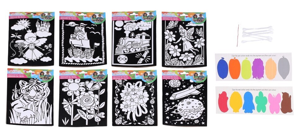 Kreatívna zamatová sada Velvet