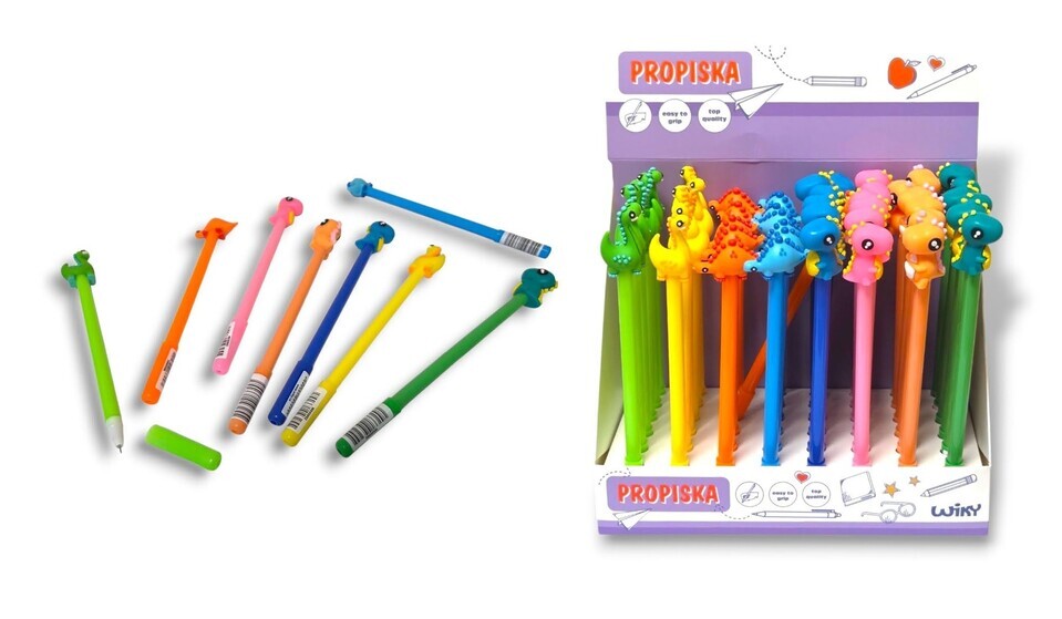 Pero s ozdobou Dinosaurus 18cm