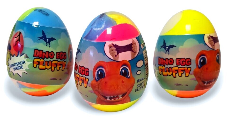 Sliz s prekvapením dinosaura vo vajíčku 140ml