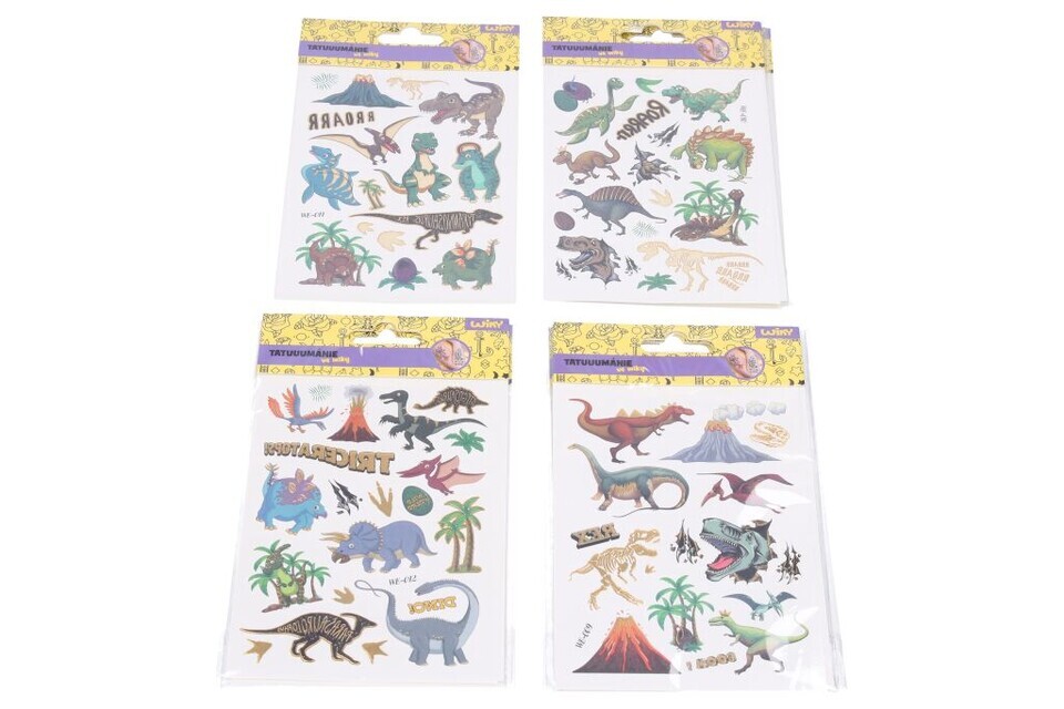 Tetovacie detské nálepky Dinosaurus