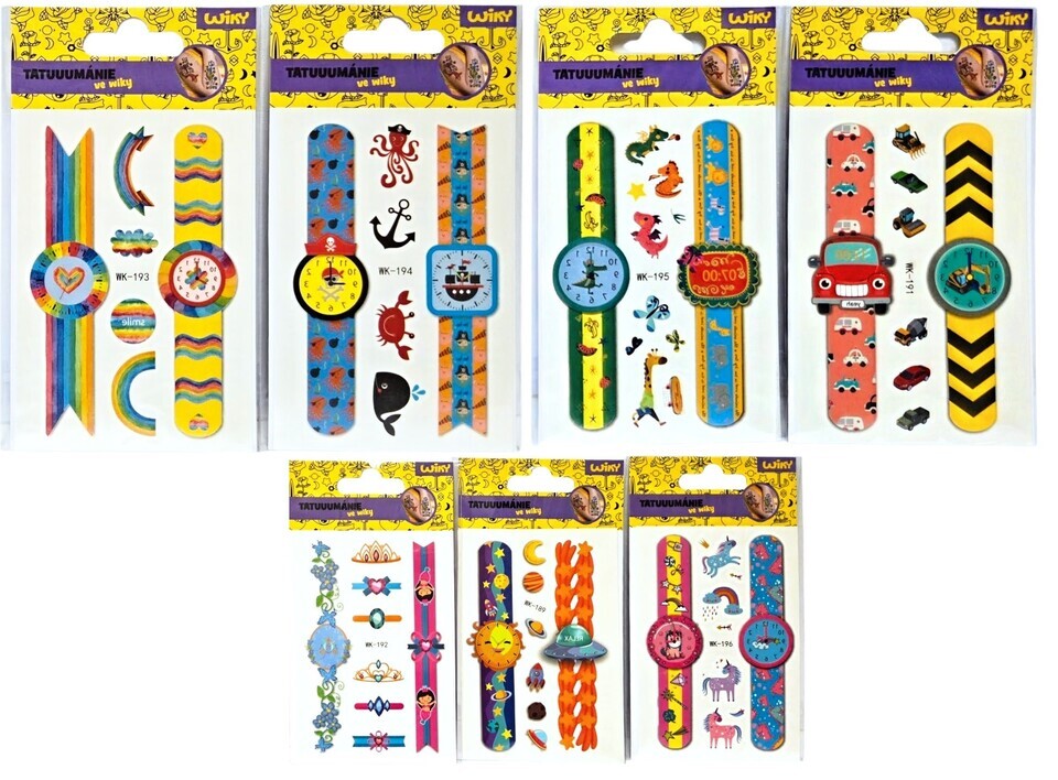 Tetovacie detské nálepky hodinky