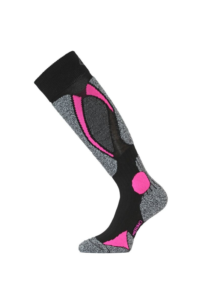 Lasting SWC 904 čierna merino ponožky lyžiarske Veľkosť: (38-41) M 8595067866918