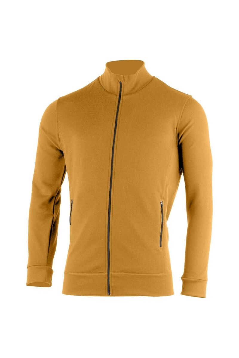 Lasting pánska merino mikina THERM horčicová Veľkosť: L 8596445031812