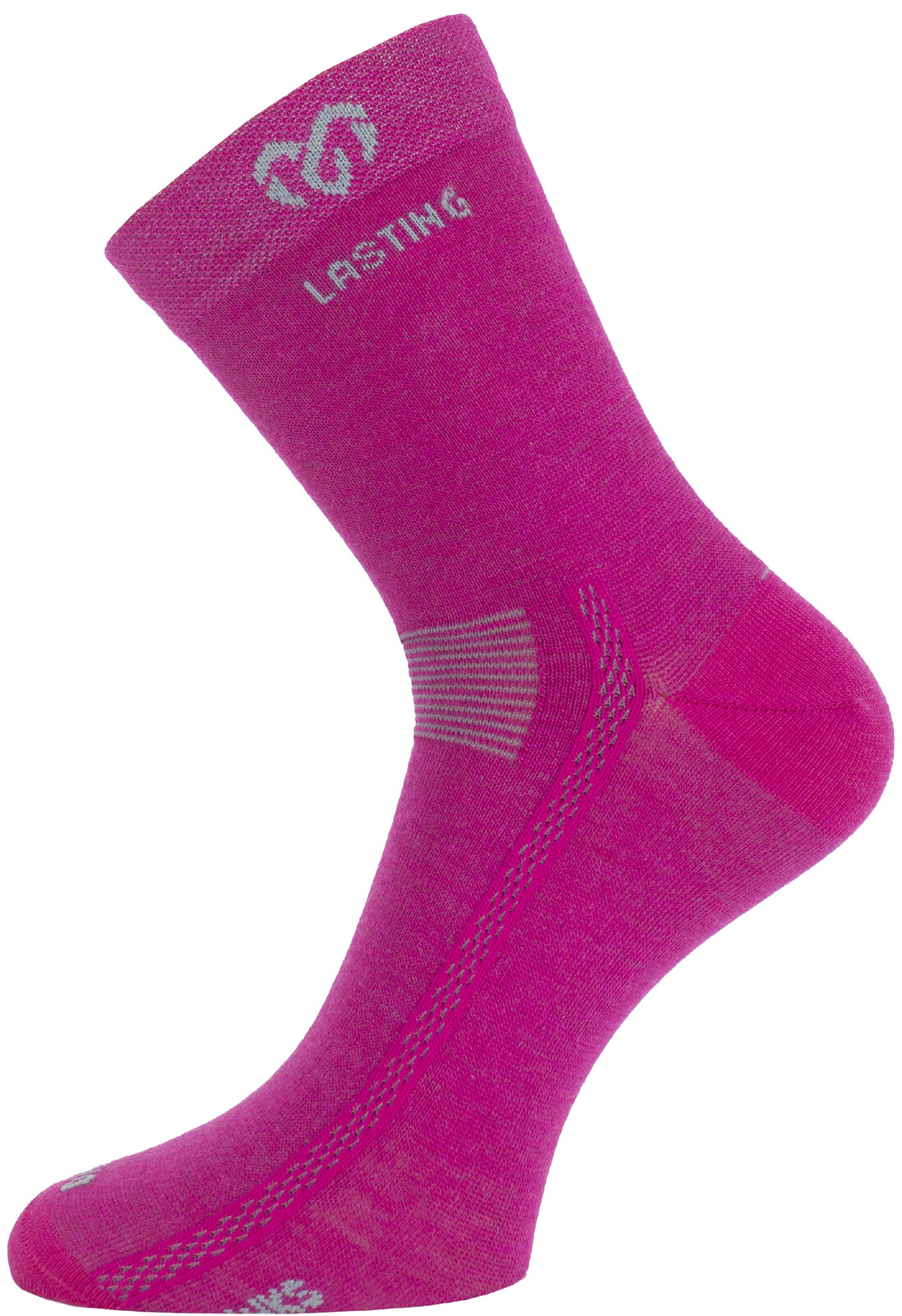 Lasting merino ponožky WKS 408 ružové Veľkosť: (38-41) M