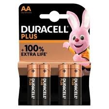 DURACELL Plus Extra LIfe AA batéria 4ks