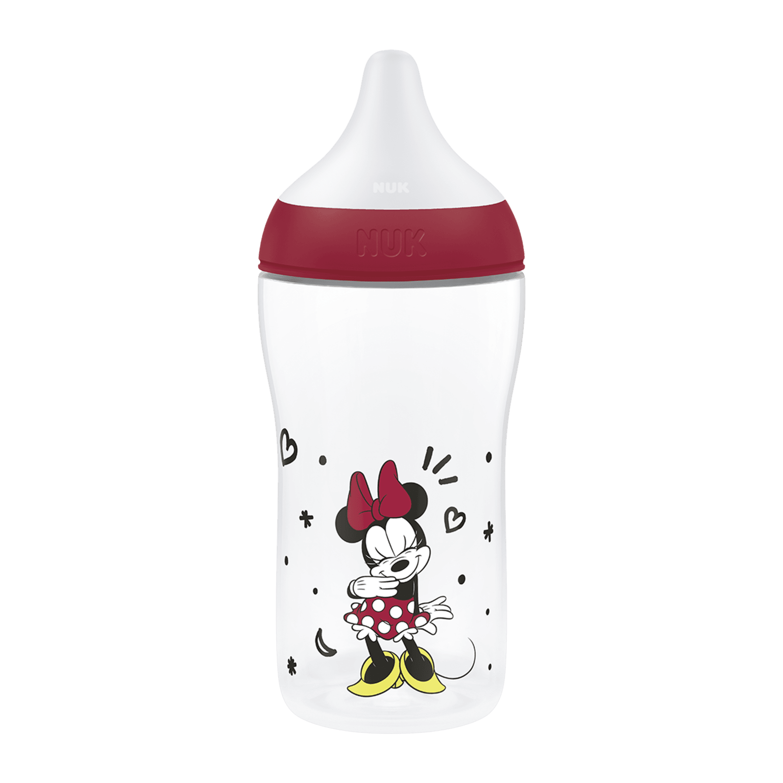 NUK Fľaša Perfect Match DISNEY Minnie RED 260 ml