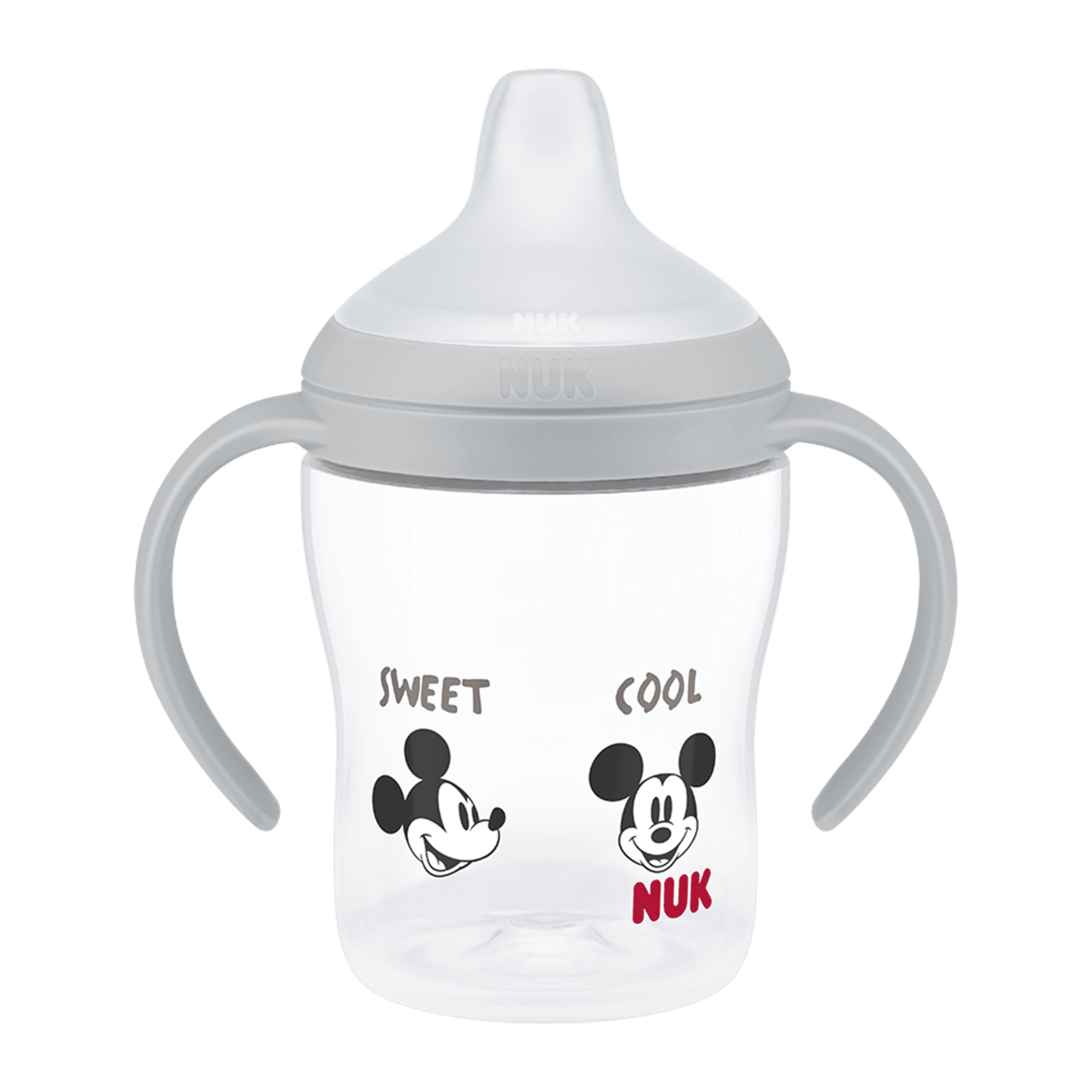 NUK Fľaša na učenie Perfect Match DISNEY Mickey GREY 150 ml