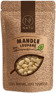 NATU Mandle blanšírované 200 g