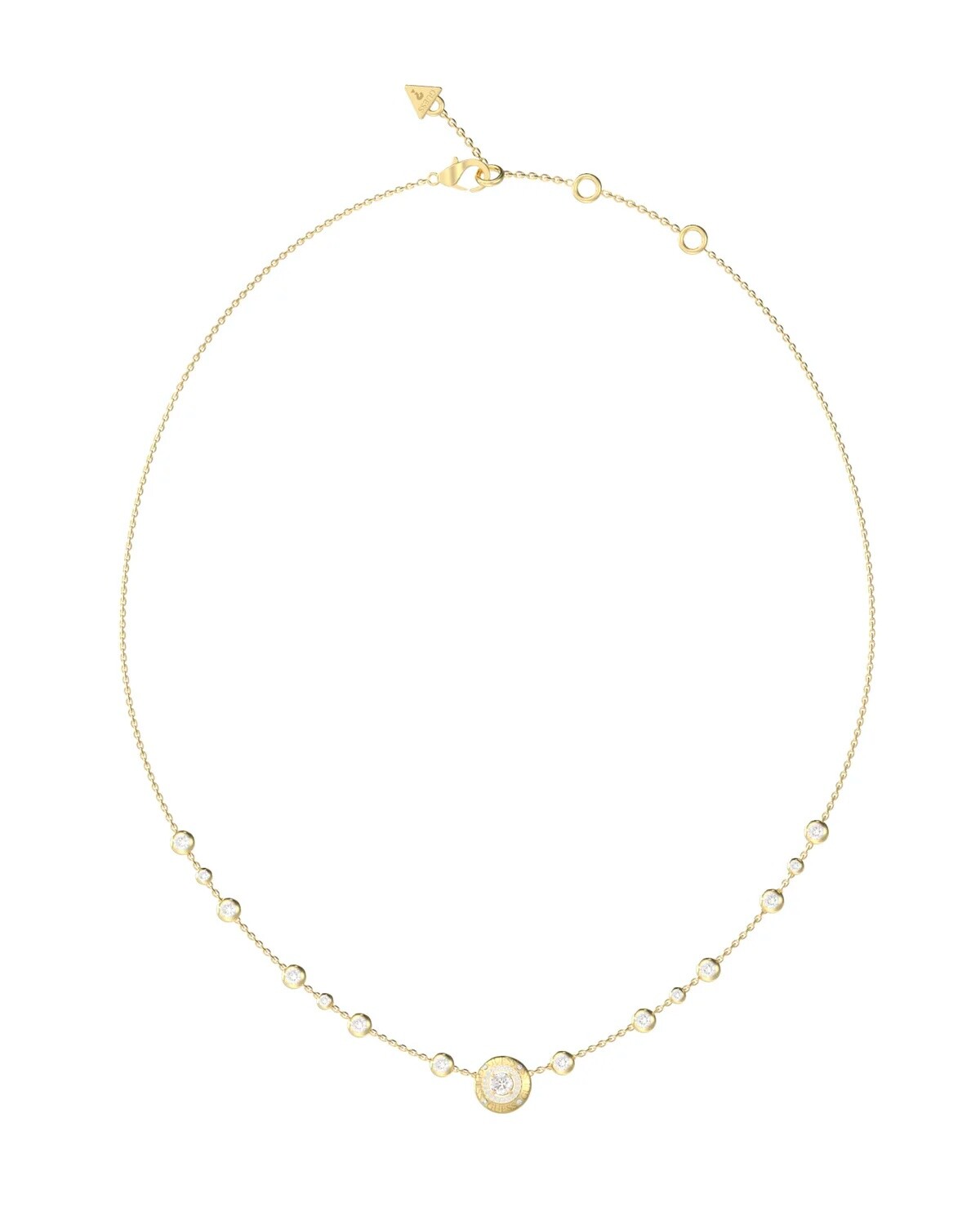 Guess Elegantný pozlátený náhrdelník Sparks JUBN06283JWYGT/U